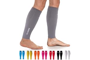 NEWZILL Calf Compression Sleeve for Men & Women | Footless Compression Socks for Shin Splint Pain Relief, Varicose Veins | Perfect Leg Sleeve for Running, Travel, Nursing, Cycling, Work and Fitness