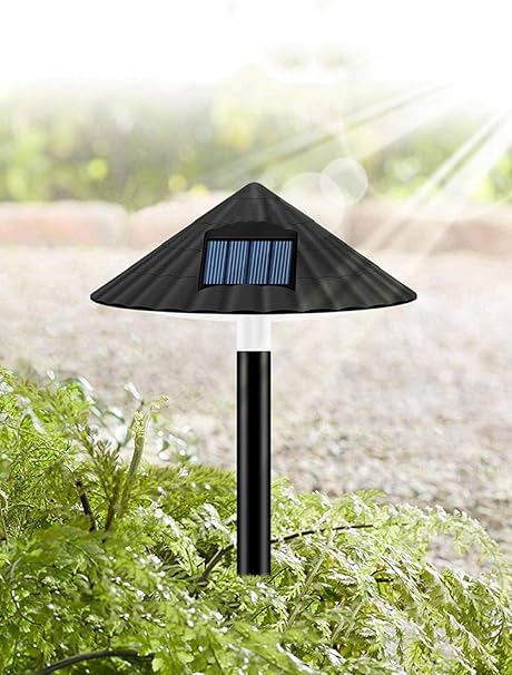 Luz blanca 1 unids LED paraguas lámpara de césped lámpara de paraguas