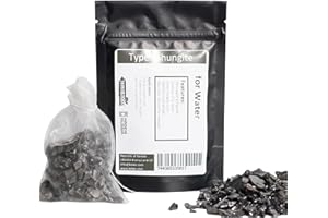 Elite Shungite Water Infusion Kit - Type I Shungite Stones from Russia for Water Pitcher - Natural Mineral Stones with Mesh P