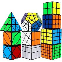 その他 TINYTINY BABY EDITION RUBIK'S CUBE Speed Cube Set, Aitey Cube Bundle 2x2 3x3 4x4 5x5 Pyramid Megaminx