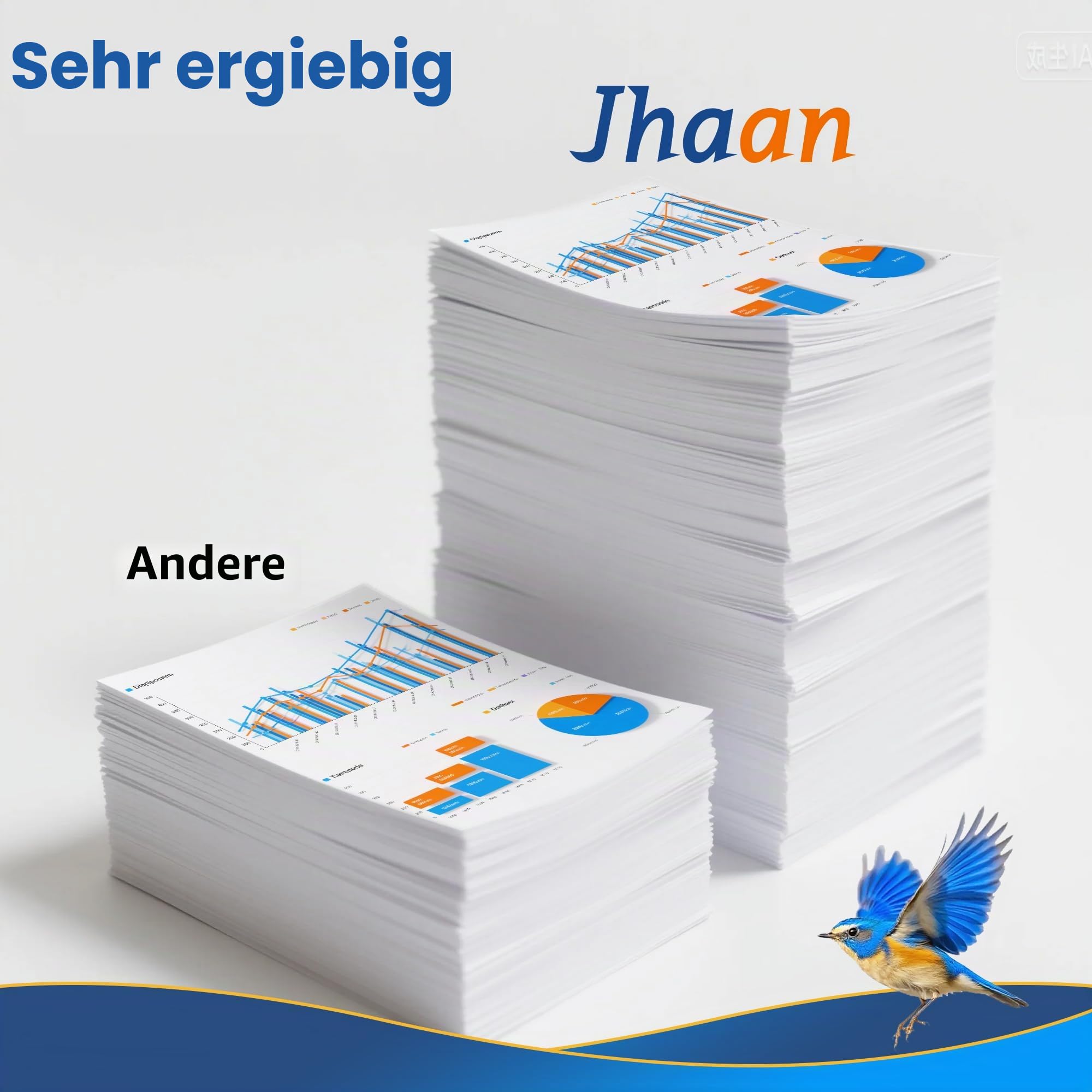 Jhaan TK5230 Kompatibel für Kyocera Ecosys M5521cdw M5521cdn P5021cdn Toner 4