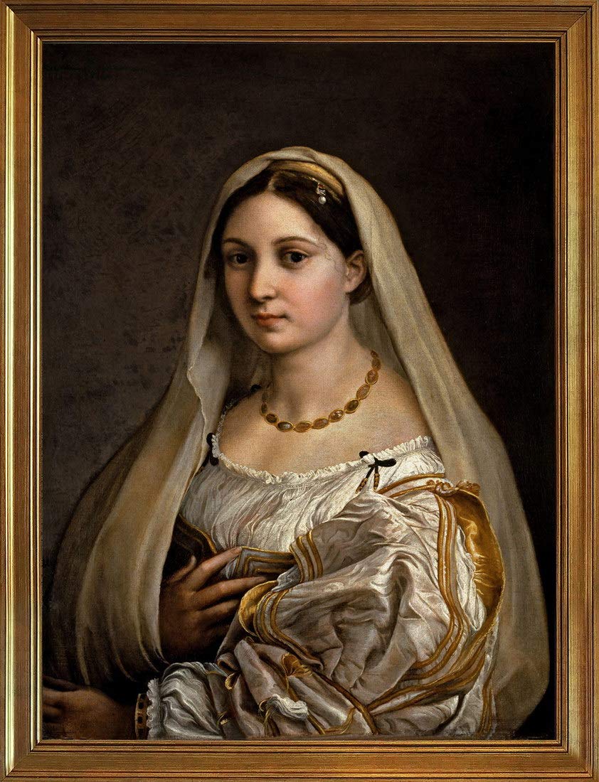 Berkin Arts Classic Framed Raffaello Sanzio Giclee Canvas Print Paintings Poster Home Decor Reproduc