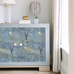 DKTIE Marble Pattern Privacy Window Film with