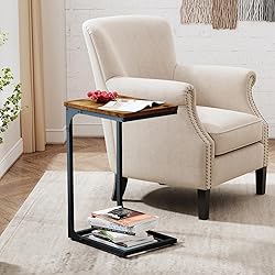 YOOHII C Table Side Table Set of 2 - Couch End