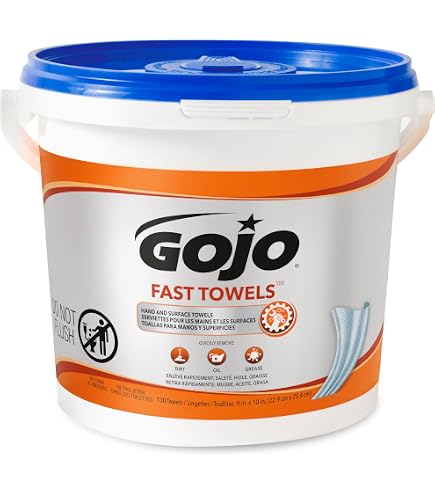 GOJO FAST TOWELS Fresh Citrus Scent, 225 Count Large Multi-Purpose