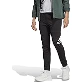 adidas Men’s Essentials Logo Tapered Badge Sweatpants