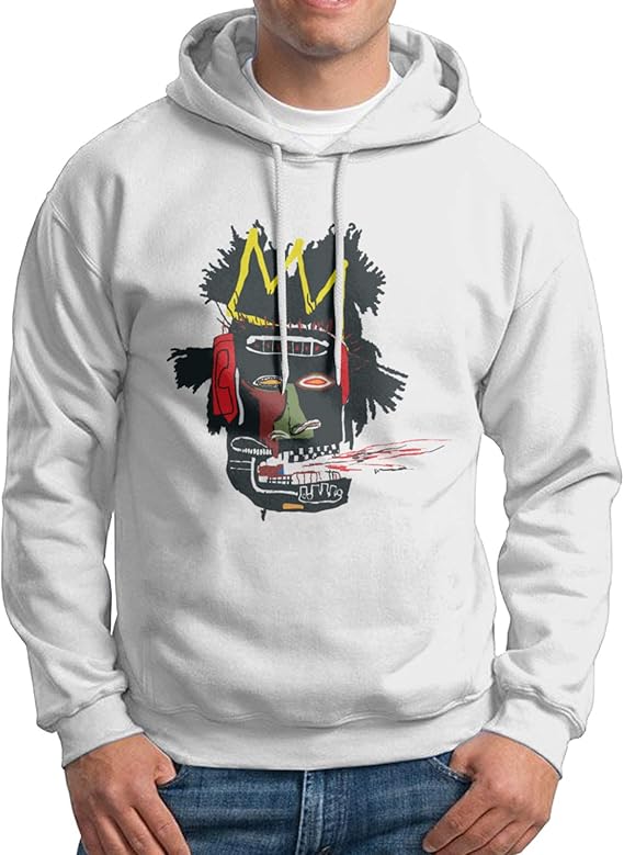 basquiat hoodie white