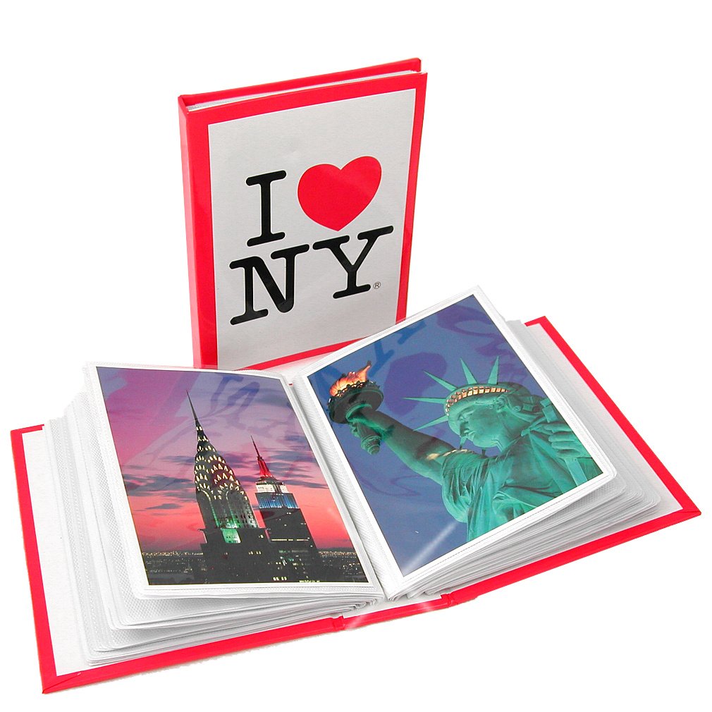 I Love NY Photo Album, Small White I Love New York Photo