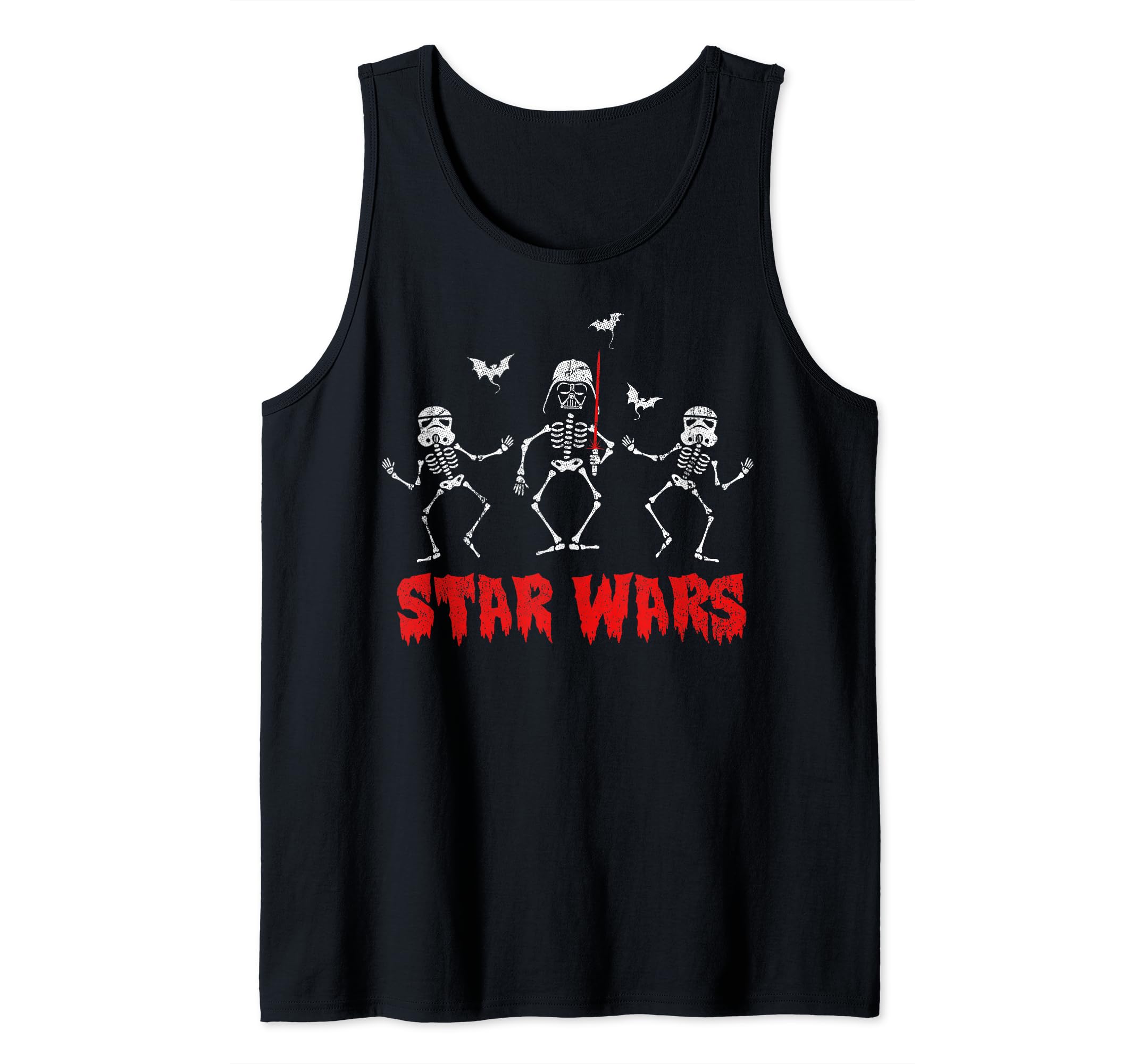 Star Wars Vader Troopers Bats And Skeletons Tank Top