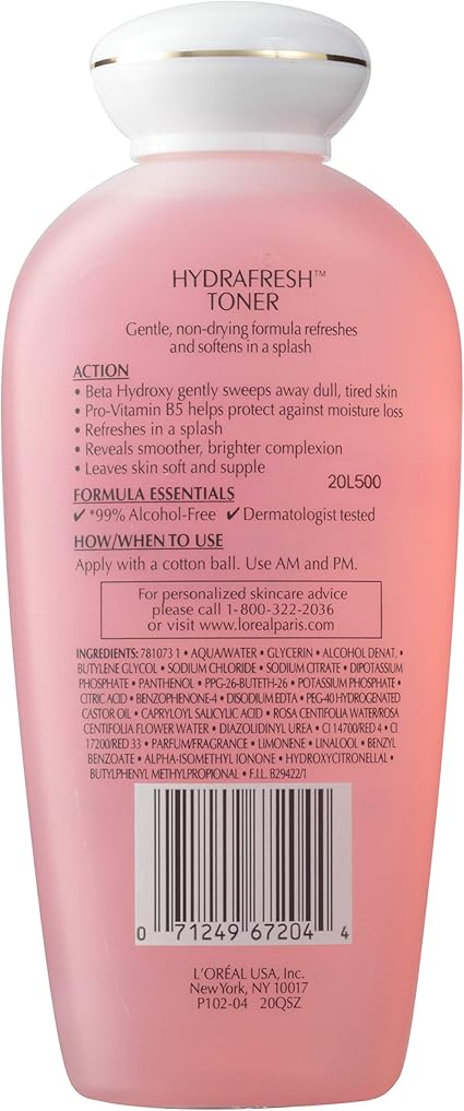 loreal face toner