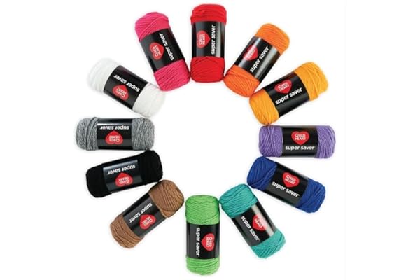 Red Heart Super Saver Super Yarn Craft Kit for Crochet & Knitting & Amigurumi Projects