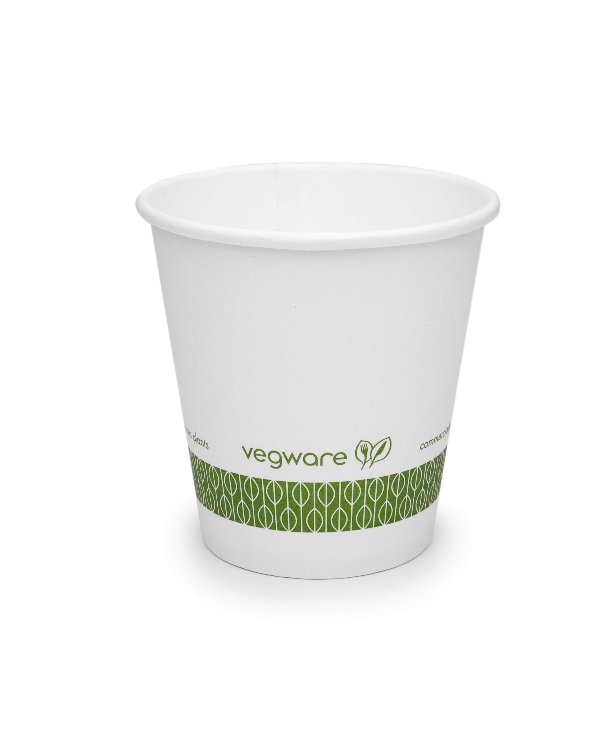 Vegware LV-6 hot cup, 6 oz., white (Pack of 1000)