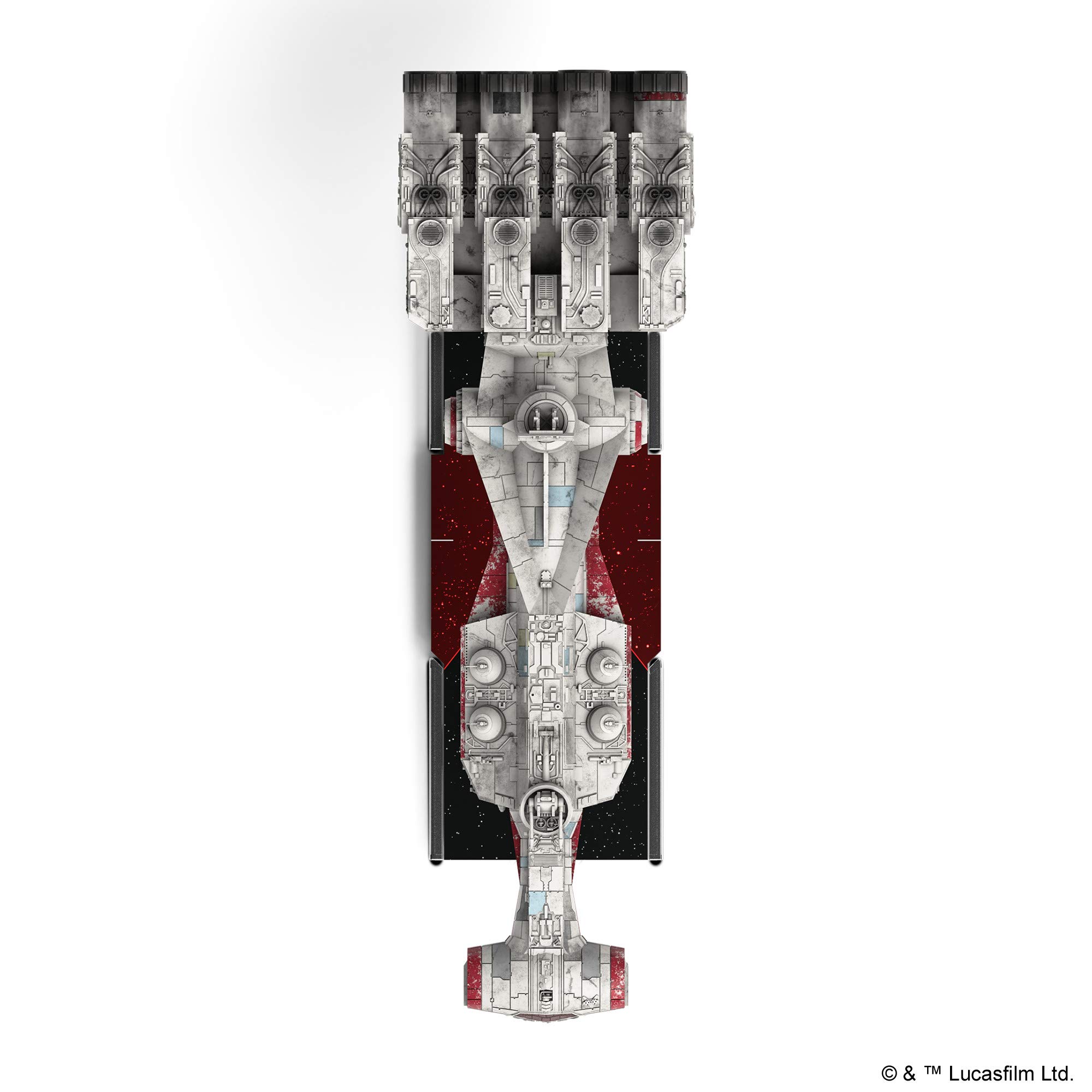 Star Wars X-Wing 2nd Edition Miniatures Game Tantive IV EXPANSION PACK - CR90 Corellian Corvette, Strategy Game for Kids & Adults, Ages 14+, 2 Players, 30-45 Min Playtime, Made by Atomic Mass Games
