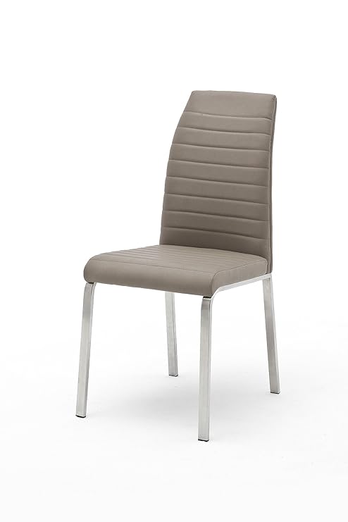 Furn Direct24 2er Set Stuhl Flores 4 Fuss Stuhl Kunstleder Taupe Amazon De Kuche Haushalt