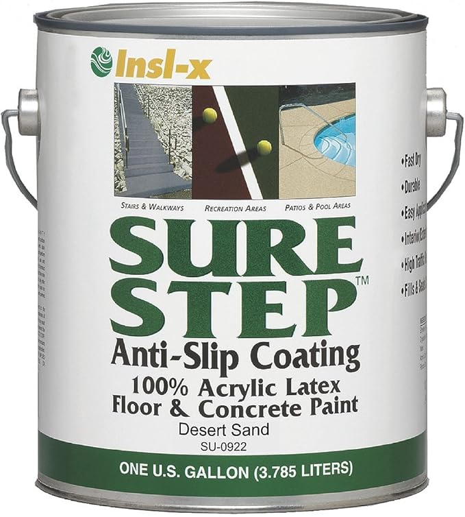 Flat Acrylic Copolymer AntiSlip Floor Coating, Desert