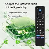 QINCINA Replacement Voice Remote for AMZ Smart TV Stick/Cube & Insignia Pioneer view 4