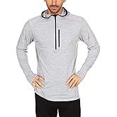 Mens Micro Weight Woolverino ¼ Zip Sun Hoodie - 84% Merino Wool, 12% Nylon, 4% Spandex