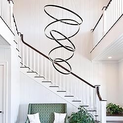 WELAKI Modern LED Chandelier, 15.7"-31.4" Ring