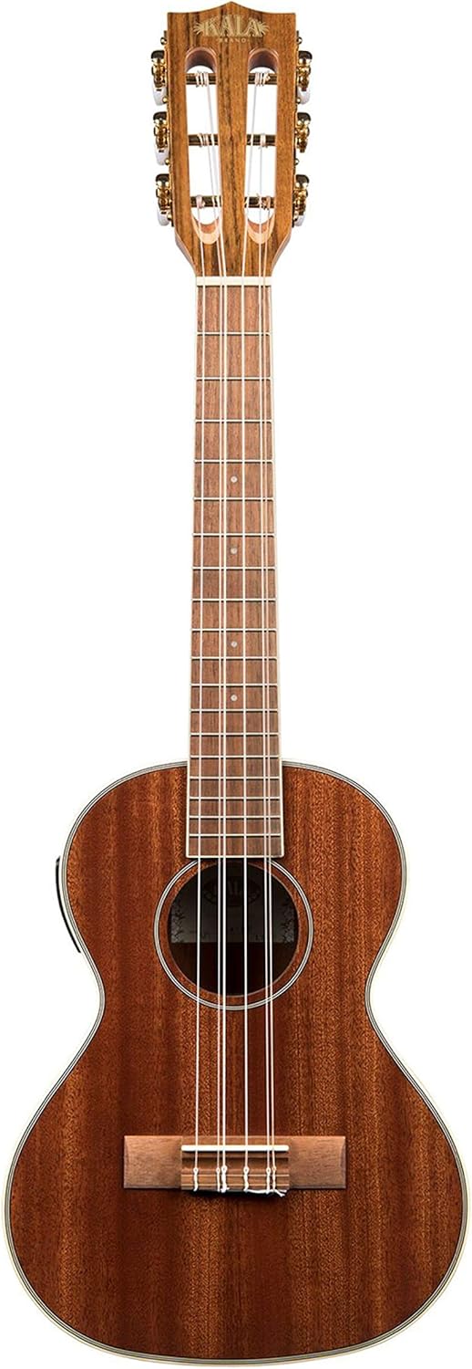 Instrumentos de cuerda 6 cuerdas, caoba brillante Ukelele tenor