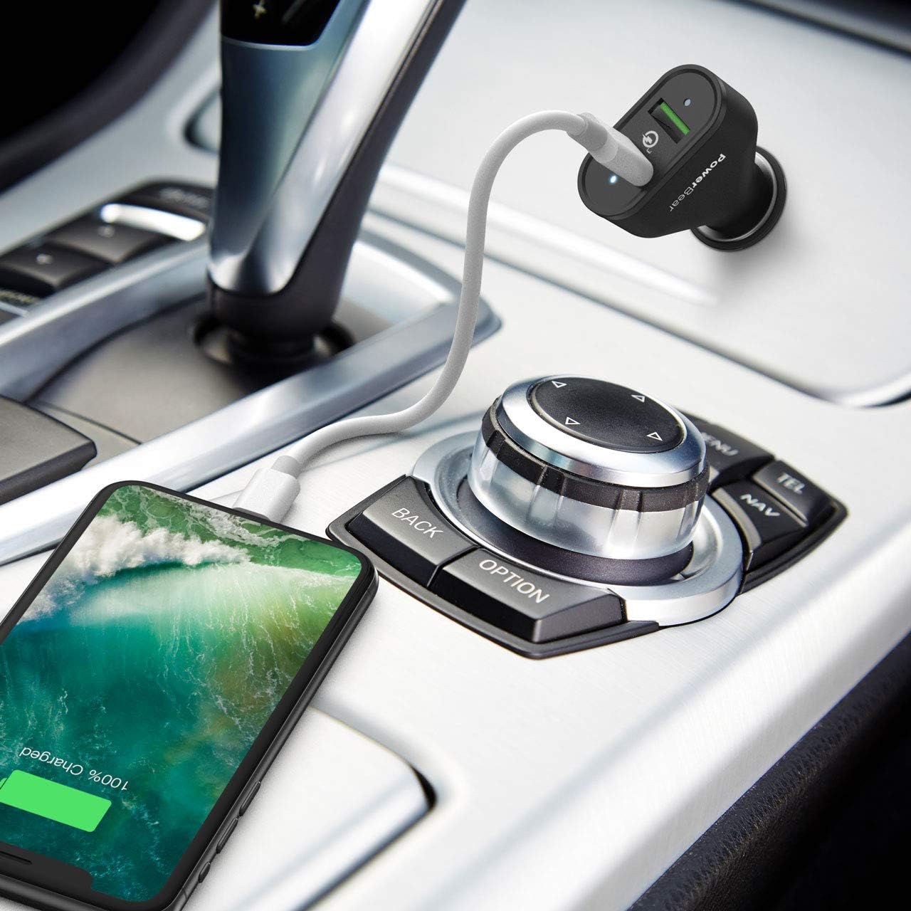 PowerBear Car Charger [45W] Ultra Fast Dual QC 3.0 for iPhone & Android: Home Audio & Theater