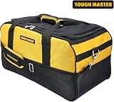 TOUGH MASTER 22 Inch Heavy Duty Tool Bag 7 Pockets Wide Compartment Removable view 8