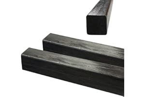 KARBXON – Square Carbon Fiber Rod - 3mm x 1000mm – Pultruded Square Solid Rod - Black Matte Finish - Pure Solid Carbon Fibre Square Tube shafts - for RC Planes-Drones, Boat DIY Craft Projects