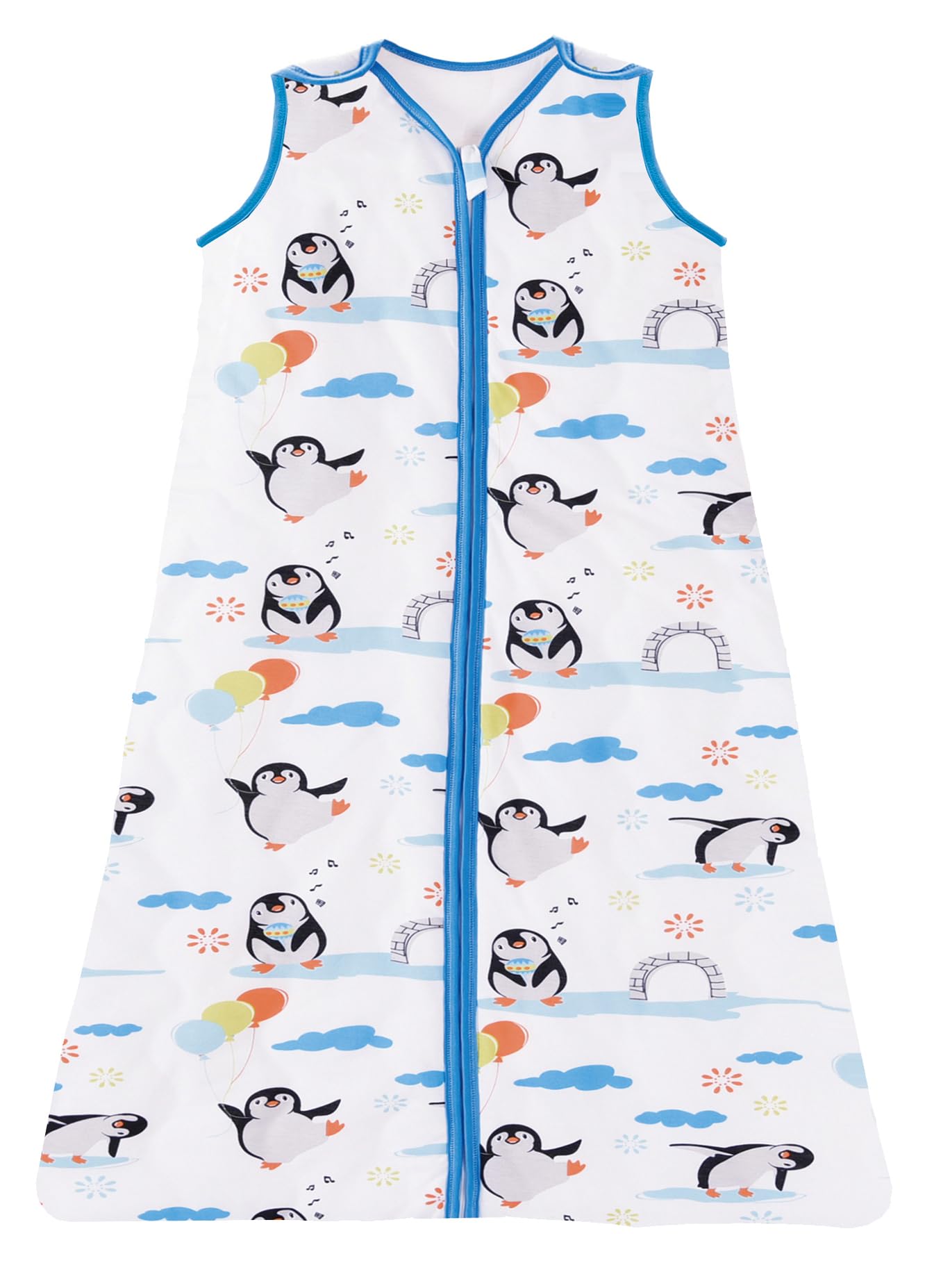 Chilsuessy Baby Sleeping Bag 2.5 tog Toddler sleeping bag Nursery Bedding Kids Wearable Blanket Sleeping Sack for Infant Boys Girls suitable All Year Round, Penguin, 70cm/3-12 Monate