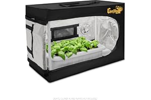 GORILLA GROW TENT Gorilla Clone Tent for Indoor Plant Growing | Mini Hydroponics Grow Tent with Reflective Canvas, and Micro-Mesh Pre-Filters for Seedlings and Propagation (18" x 13" x 25")
