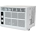 Whirlpool 5,000 BTU 115V Window Air Conditioner & Dehumidifier with Mechanical Controls, Window AC Unit for Apartment, Dorm Room, & Small Rooms up to 150 Square Feet in White
