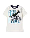 Gymboree Boys' Little Screen Tee, White, L