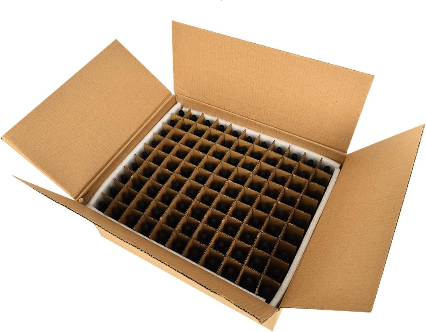 YoleShy 1oz Glass Dropper Bottle,99 Pack Amber Glass Bottles with Glass Droppers and Black Cap for Essential Oils, Lab Chemicals, Perfumes: Health & Personal Care