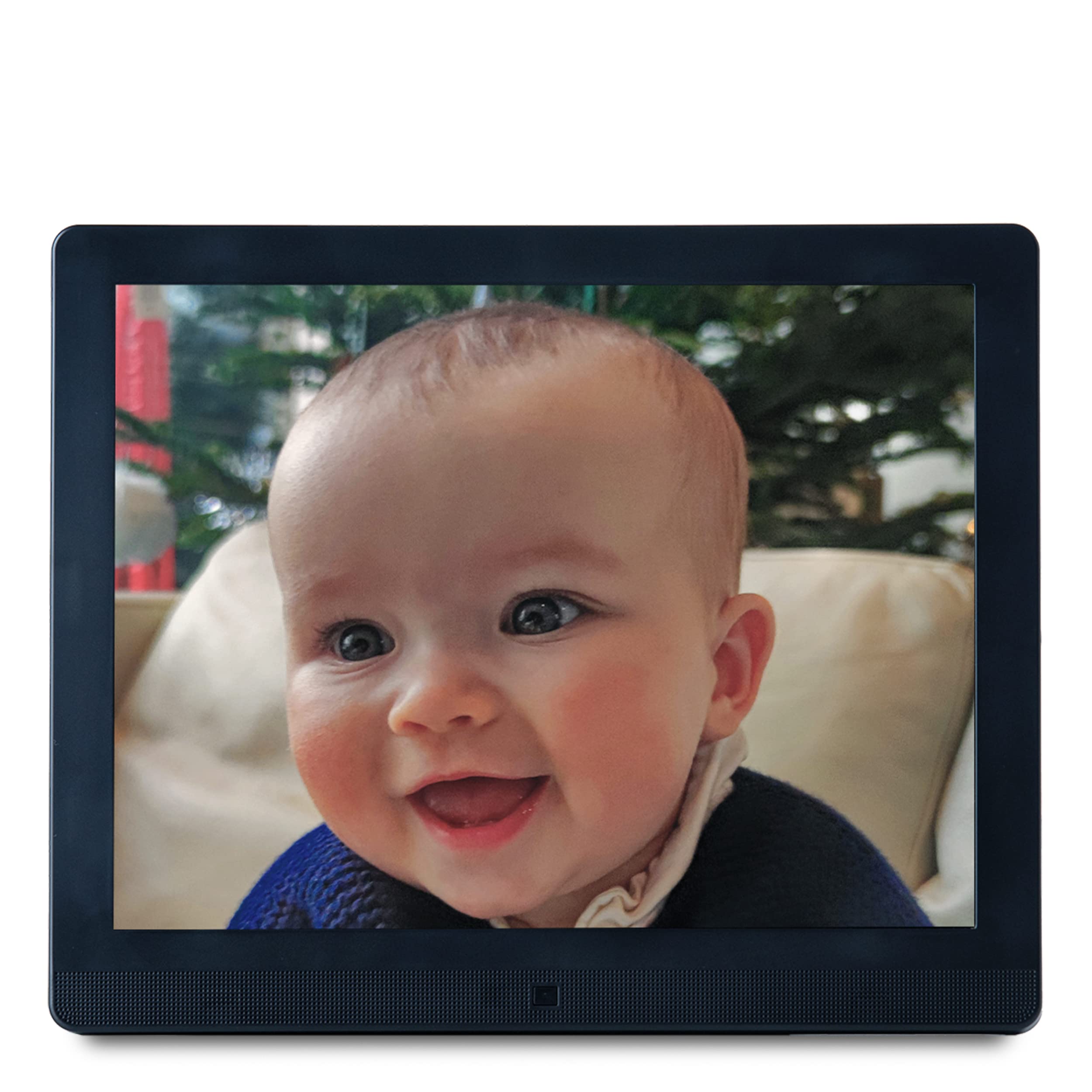 Pix-Star Easy Digital Picture Frame WiFi 15 Inch, Share Videos and Photos Instantly by Email or App, Motion Sensor, IPS Display, Effortless One Minute Setup, 2 Years Warranty, Highly Giftable