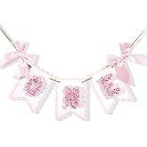 Flower 1st Birthday High Chair Banner - Pink and Gold One Birthday Banner, Princess 1st Bday Decoration, Rose First Bday Highchair Banner, Flower One Letters