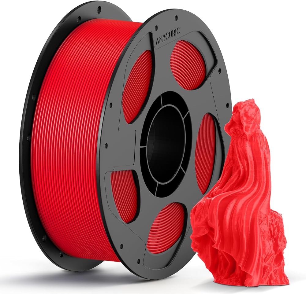 ANYCUBIC PLA Filament 1.75mm 1kg Red Intelligent Identification