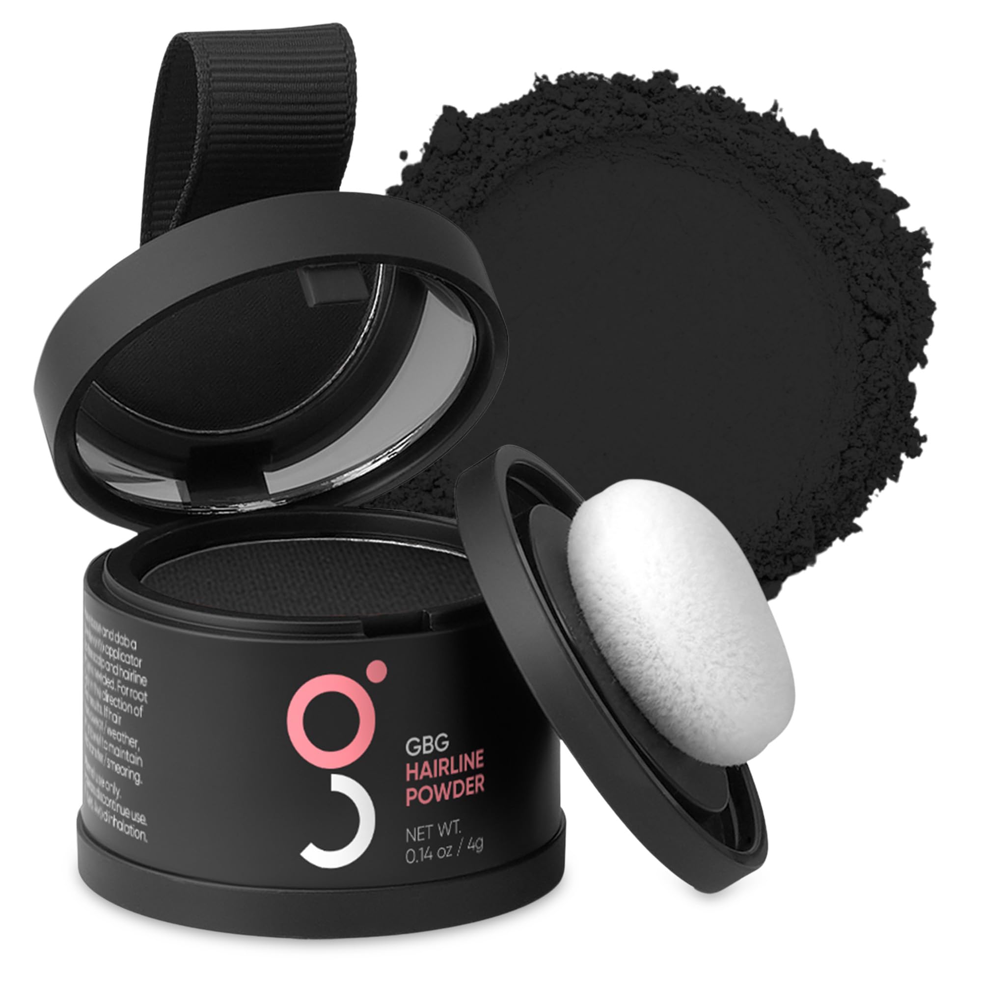Photo 1 of ***Factory Seal****
GBG Hairline Powder, Black - 48-Hour Coverage Root Touch Up Powder for Bald Spots, Instant Hair Loss Concealer & Brightening Highlights - Hair Fillers for Thinning Hair for Women & Men, 4g
