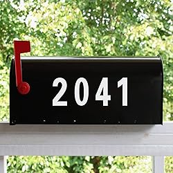 Reflective Mailbox Numbers for Outside, 4 Sets