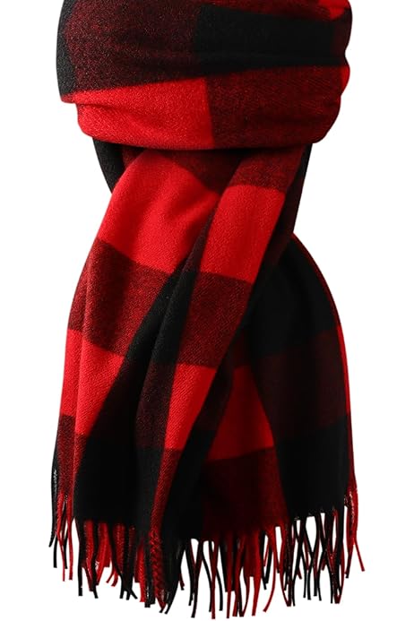 Cashmere Scarf Buffalo Plaid Scarf Amazon Women's Scarf Striped
