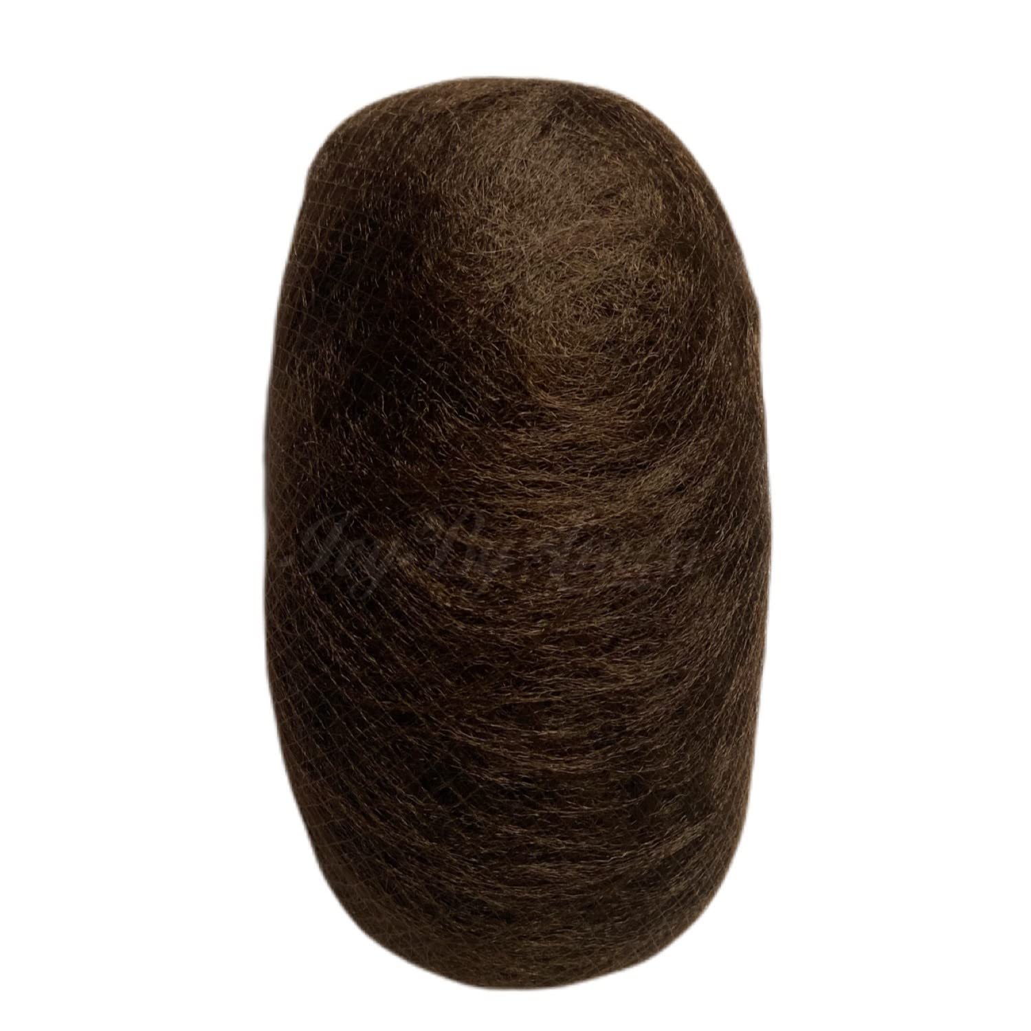 Hair Padding Professional Oblong Bun For Hair Styles Adds Hair Volume with Puff Pads (Large, Brown)