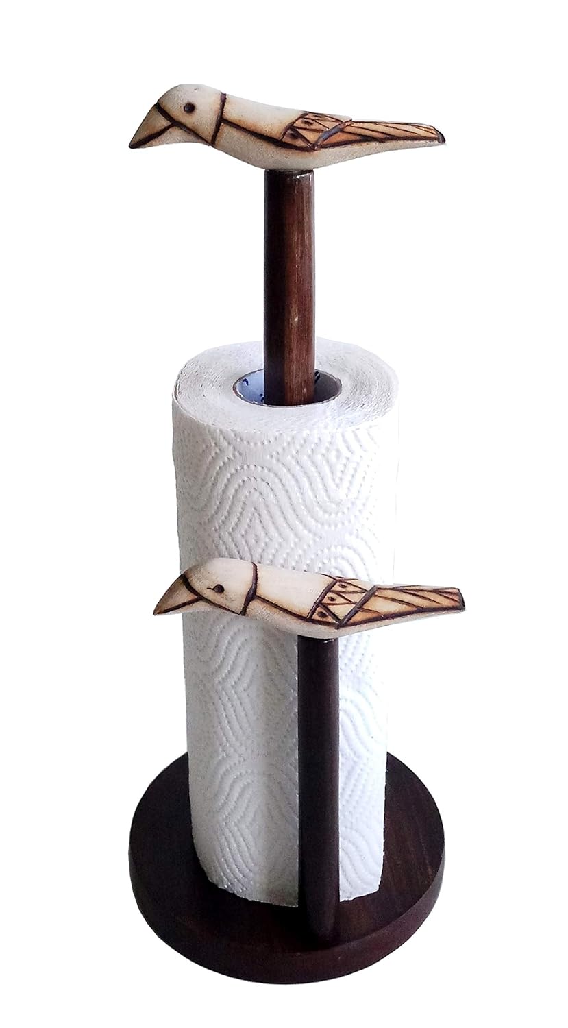 Curiofact Kitchen Roll Dispenser Kitchen Towel Holder Bird