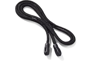 Peeper Keepers Retainer, Sunglasses Holder, Eyeglass Chain for Men and Women, Black