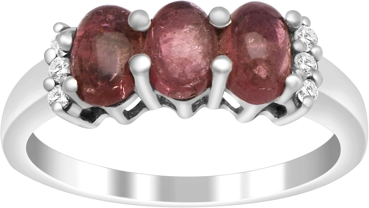 Bague Triple Anneau Argent Sterling - Motif Papillon Et Fleur De Pêcher - Style Européen | Pour Femme
