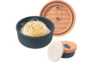 KKONHII Travel Soap Container, Enhanced Leak Proof Travel Soap Case Round Soap Travel Case with Leak-Proof Lid and Draining Pad Keep Soap Dry Portable Soap Holder for Business Trip Bathroom Gym Shower