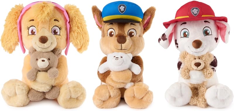 GUND Skye com Ursinho de Peluche Kai, Peluche Oficial Chase, Peluche para Cães a partir de 1 ano, 9,5"