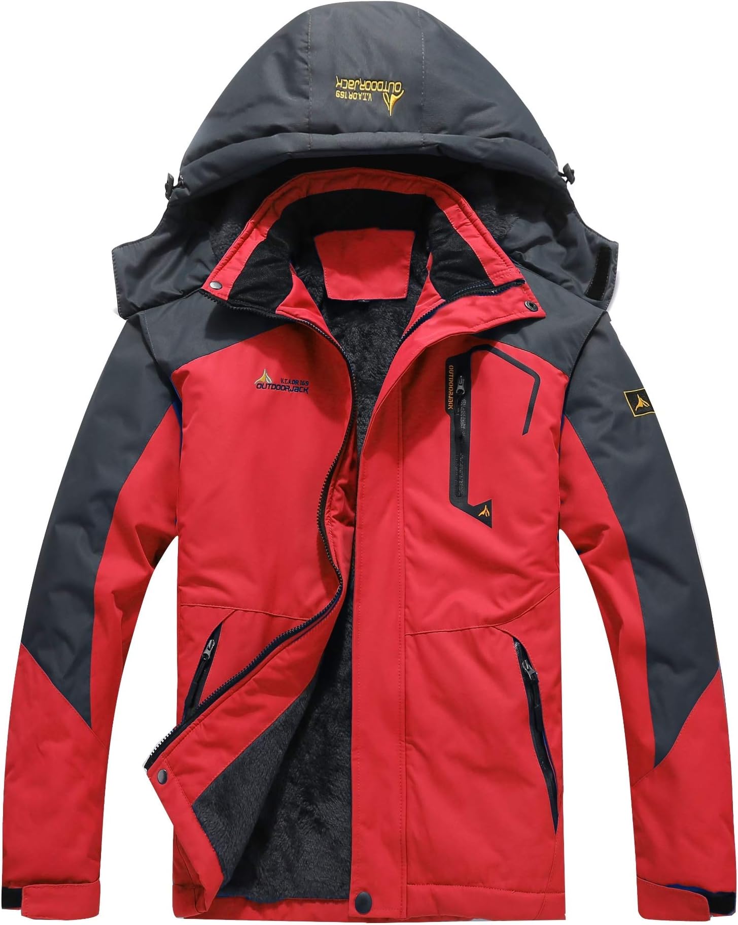 Rainbow Cloud Men's Ski Jacket Waterproof Warm Snowboard Jackets, Windproof Winter Coats Rain Coats Outerwear for Men