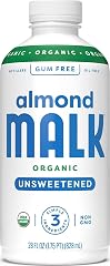 Malk, Unsweet Almond Milk, 28 Fl Oz