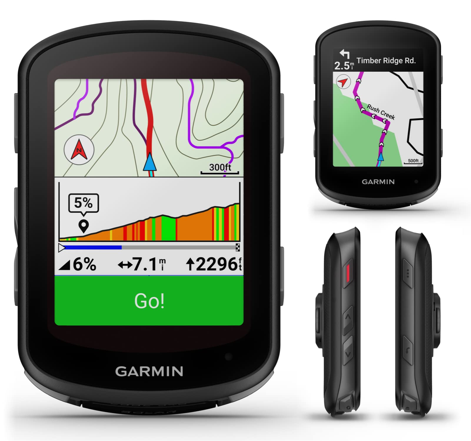 Wearable4U - Garmin Edge 540 GPS Cycling Computer, Button Controls, Advanced Navigation with Garmin Speed and Cadence Sensors and E-Bank Bundle