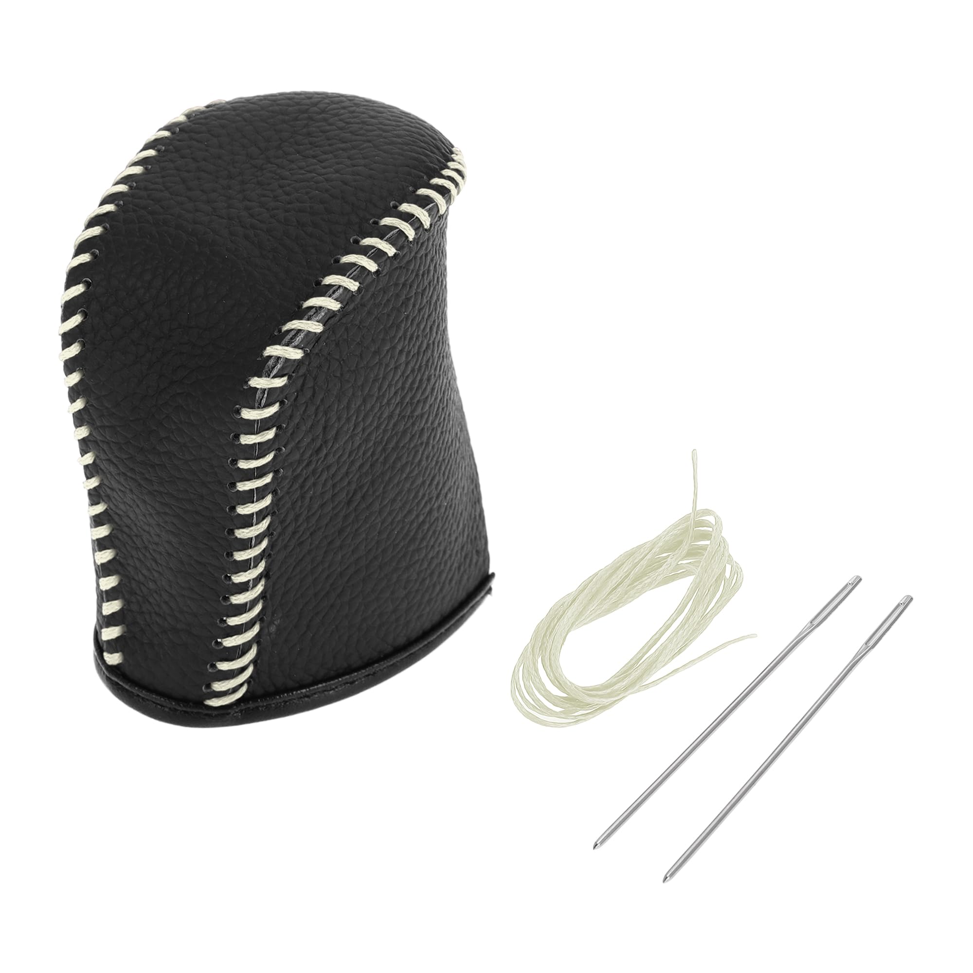 Photo 1 of HOPESPANNER Gear Shift Knob Cover for Lexus NX300 2014-2021 Anti-Slip Pebbled Black Beige Stick Shifting Handle Protector Faux Leather 1 Pc