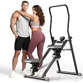 Stair Stepper for Home Adjustable Resistance Vertical Climbers Handlebar