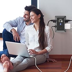 Surge Protector Outlet with 5-Multi Plug Outlet and