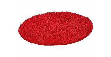 Amazon De Obi Teppich Rund O 67 Cm Hochflor Rot